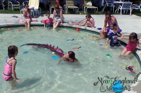 Mermaid Performer Swimming with Kids - New England Mermaids