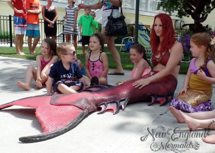 Real Mermaid Performer For Kids Birthday Party New Hampshire