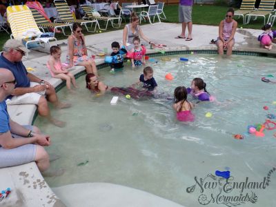 Real Mermaid Swimming with Kids! Pool Party Massachusetts